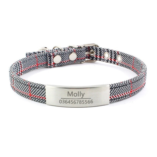 Personalized Cat Collar Laser. -  Mau Mau  