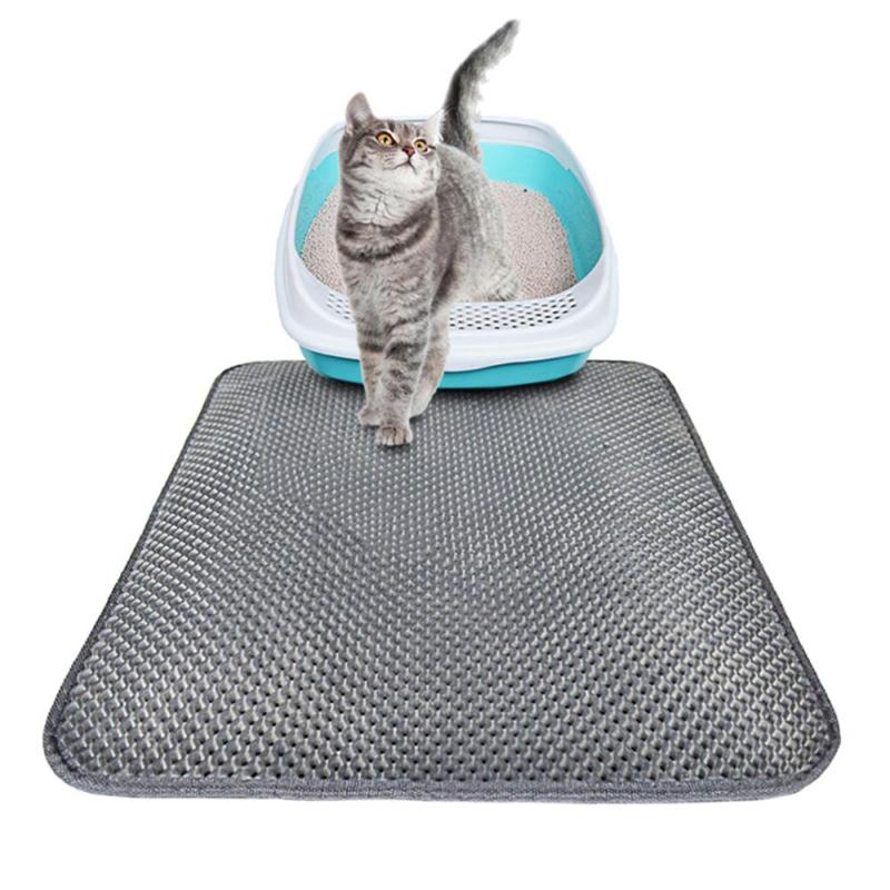 Double-Layer Cat Litter Trapper Mats with Waterproof Bottom -  Mau Mau  