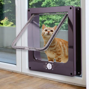 Lockable  Cat Kitten Door Security Flap Door -  Mau Mau  