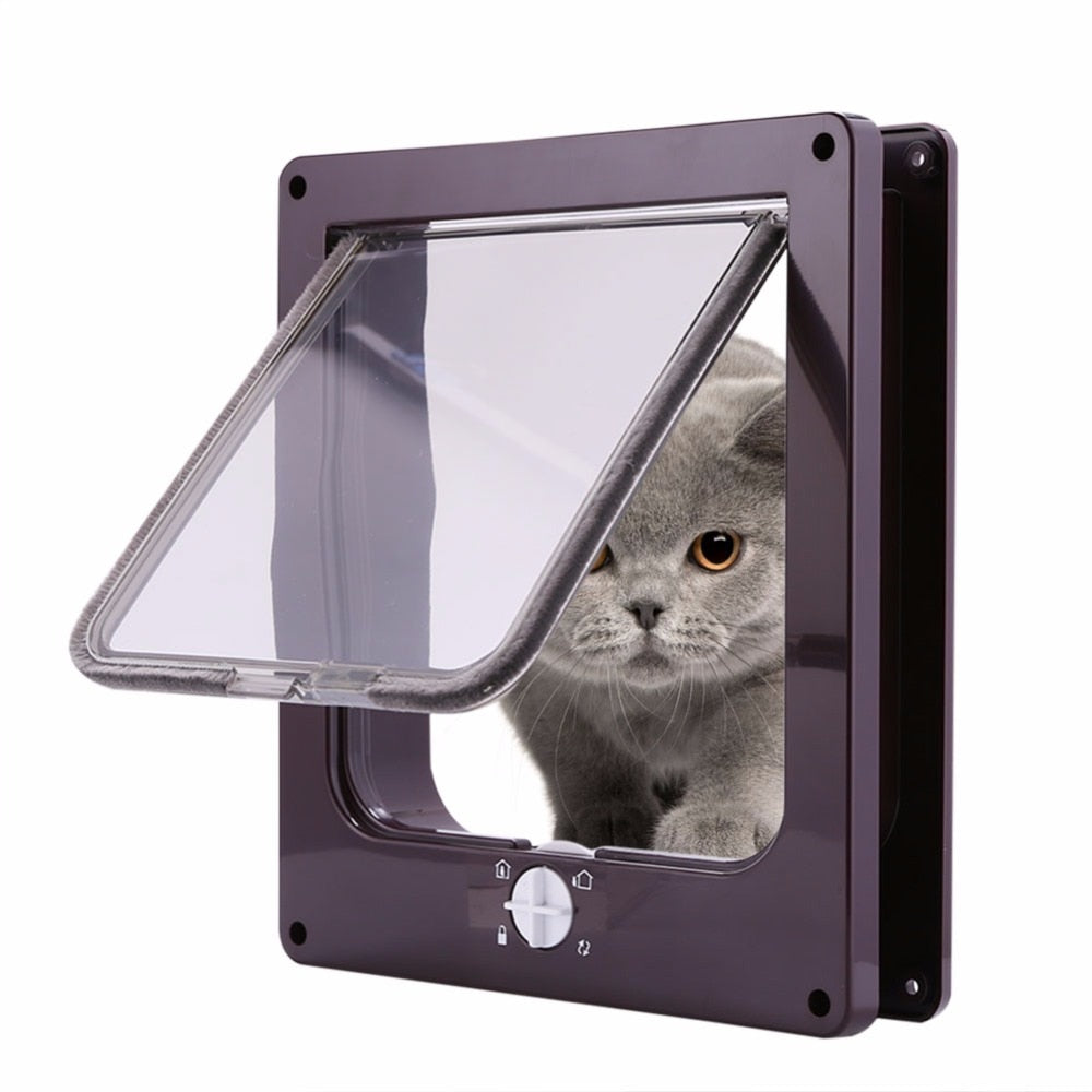 Lockable  Cat Kitten Door Security Flap Door -  Mau Mau  