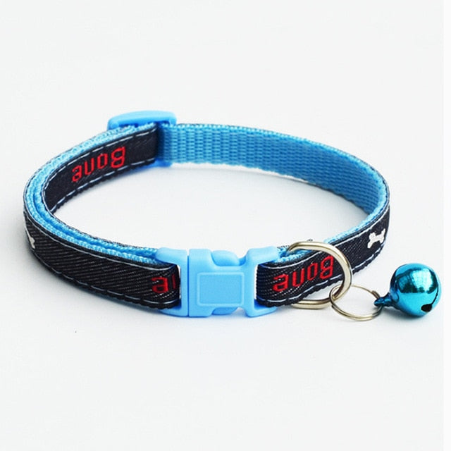 puppy cat collar with bell -  Mau Mau  