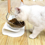 protective spine transparent cat bowl -  Mau Mau  