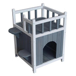 Double-Layer Wooden Cat Home -  Mau Mau  