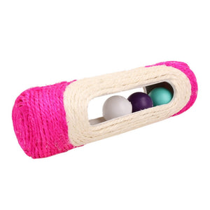 Scratcher Rolling Tunnel Sisal Ball -  Mau Mau  