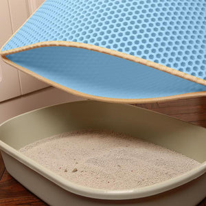 Double-Layer Cat Litter Trapper Mats with Waterproof Bottom -  Mau Mau  