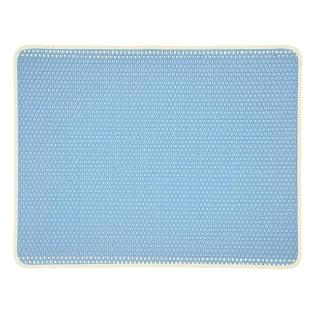 Double-Layer Cat Litter Trapper Mats with Waterproof Bottom -  Mau Mau  